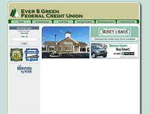 Tablet Screenshot of evergreenfcu.com